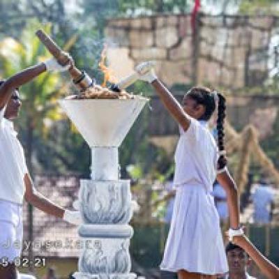 The Opportunity To Light The Sports Lamp